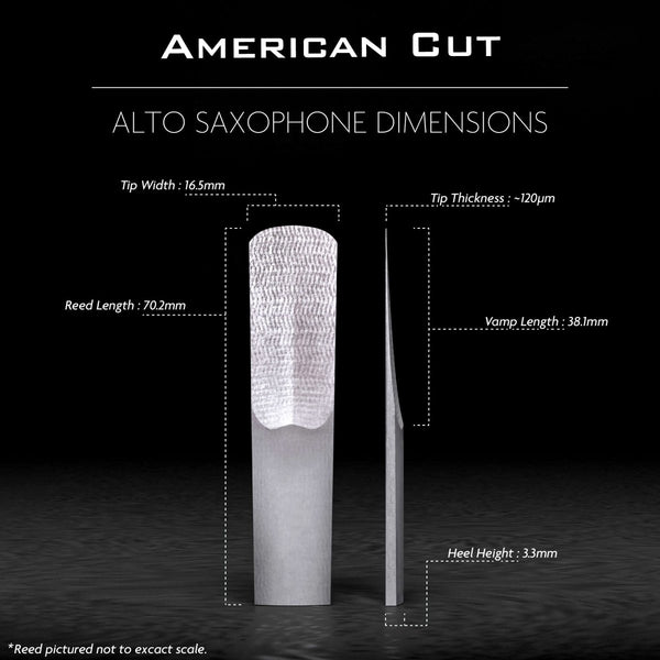 Légère American Cut Alto Saxophone Reed 3.5 - Premium Quality Sound