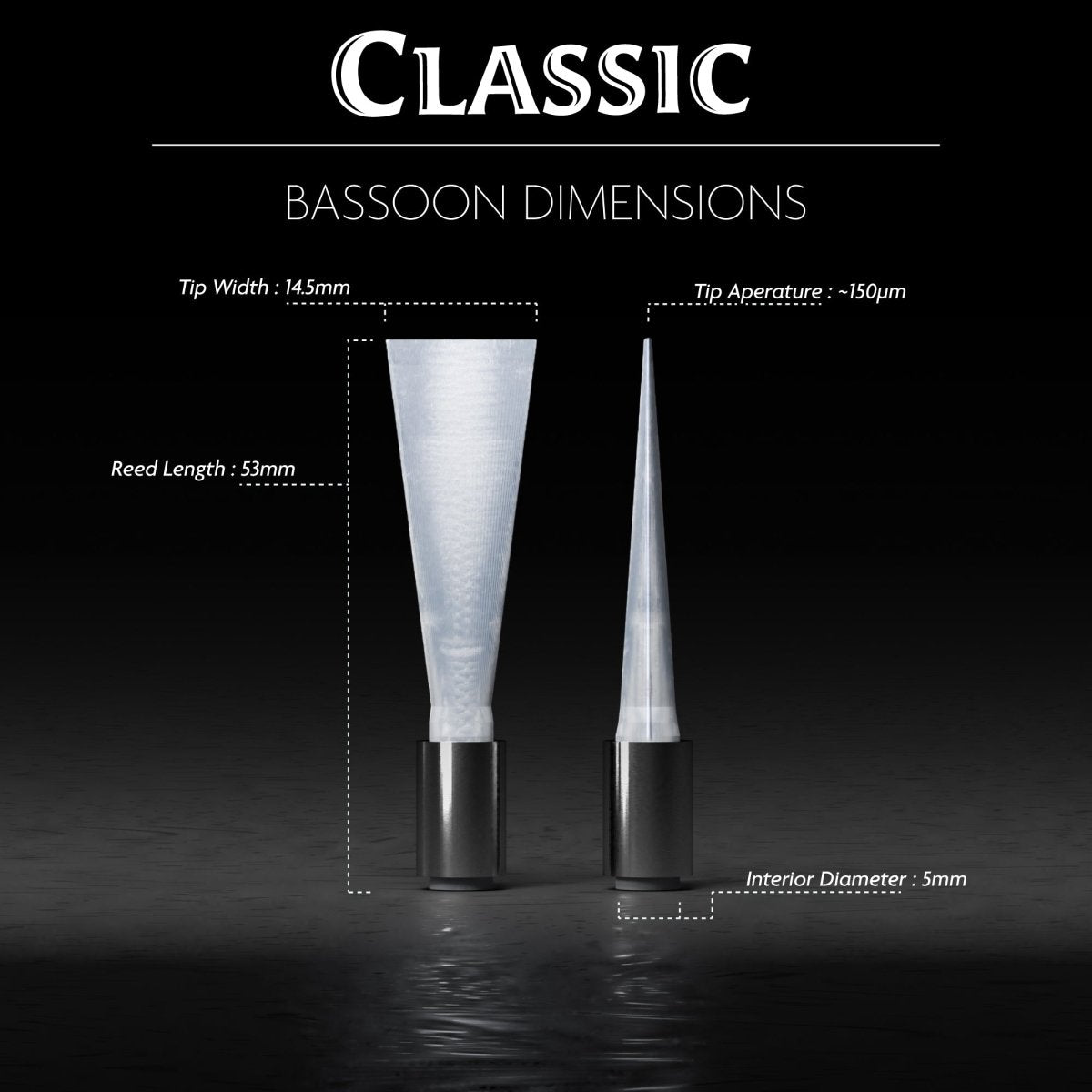 Bassoon Reed Sizes Bassoon Reed Medium | Légère Reeds